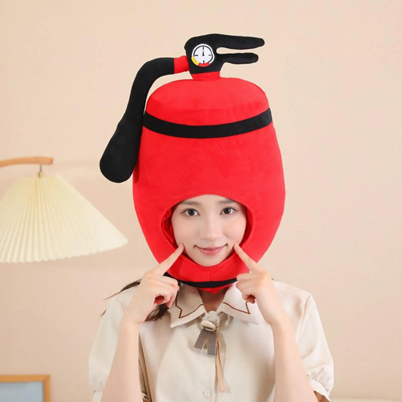 Cosplay Costume Hat,Fire Annihilator Prop Dress Costume,Toy Novelty,Hood Beanie