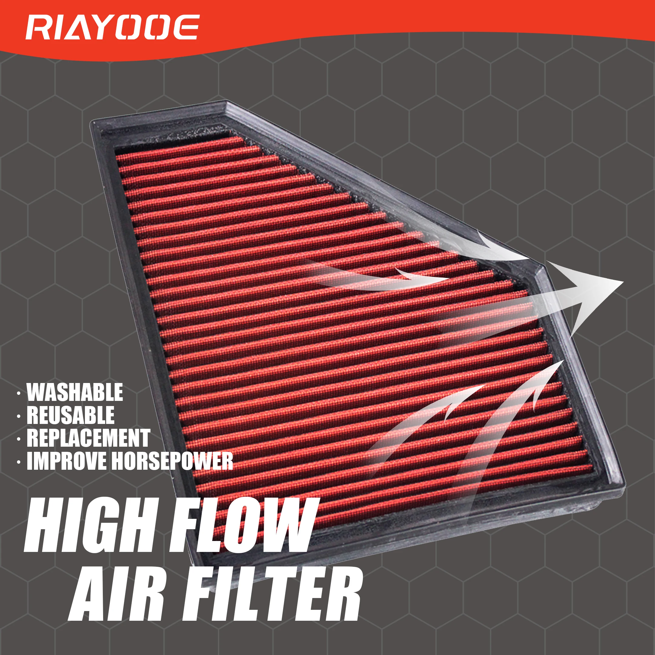 

Воздушный фильтр холодного впуска для BMW 116d 118d 120d 123d 316D 318d 320D 320d xDrive 325d 330D 335d X1 sDrive, моющийся, спортивный