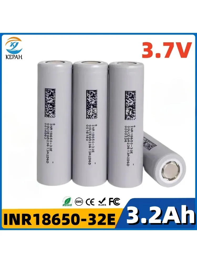 100% nouvelle batterie rechargeable lithium-ion 18650-32E 3.7 V 3200 mAh adaptée à la plupart des produits électroniques 3.7 V