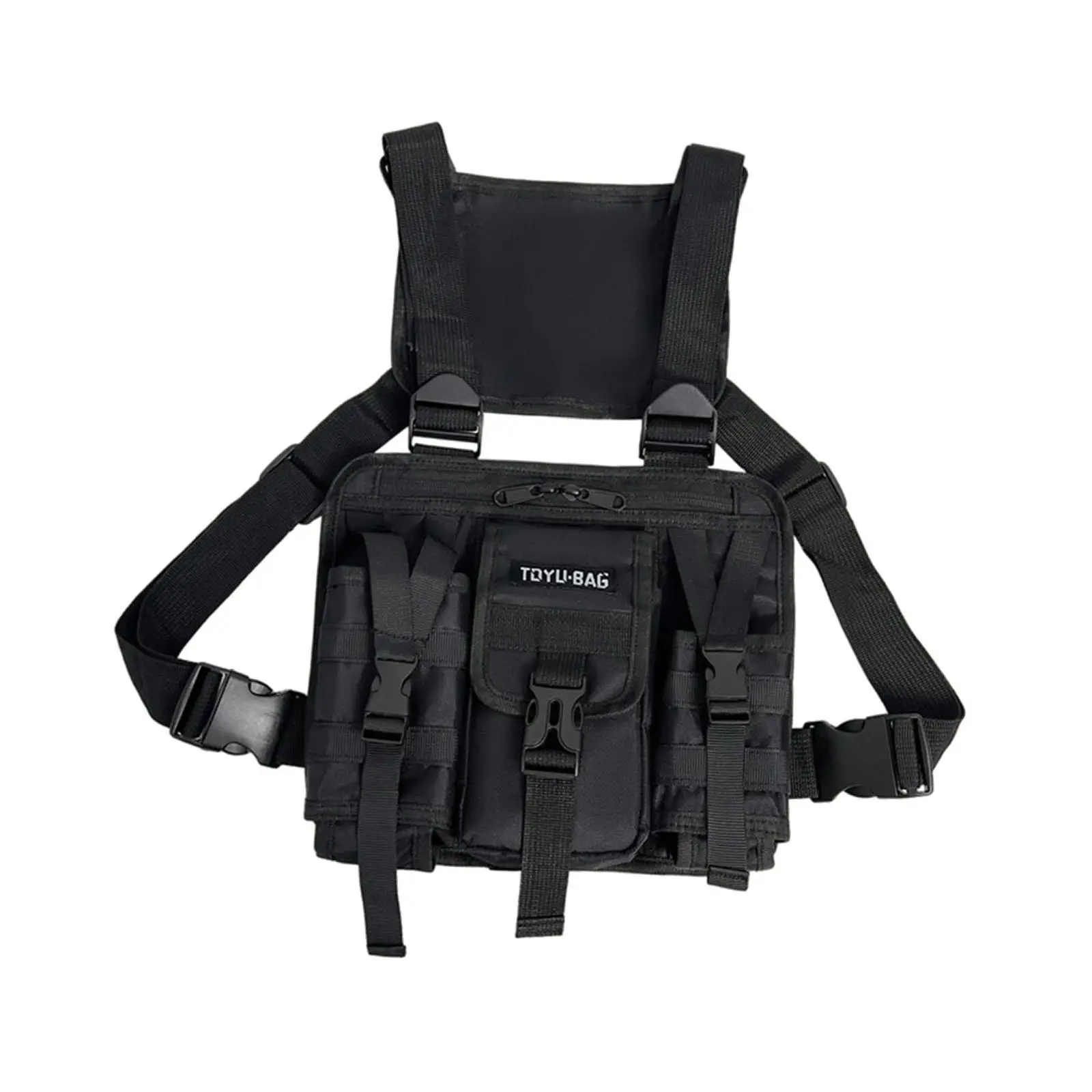 Sports Chest Bag Outdoor Training for Men and Women Portable Front Running Vest Bag for Running Cycling Travel Workouts Camping