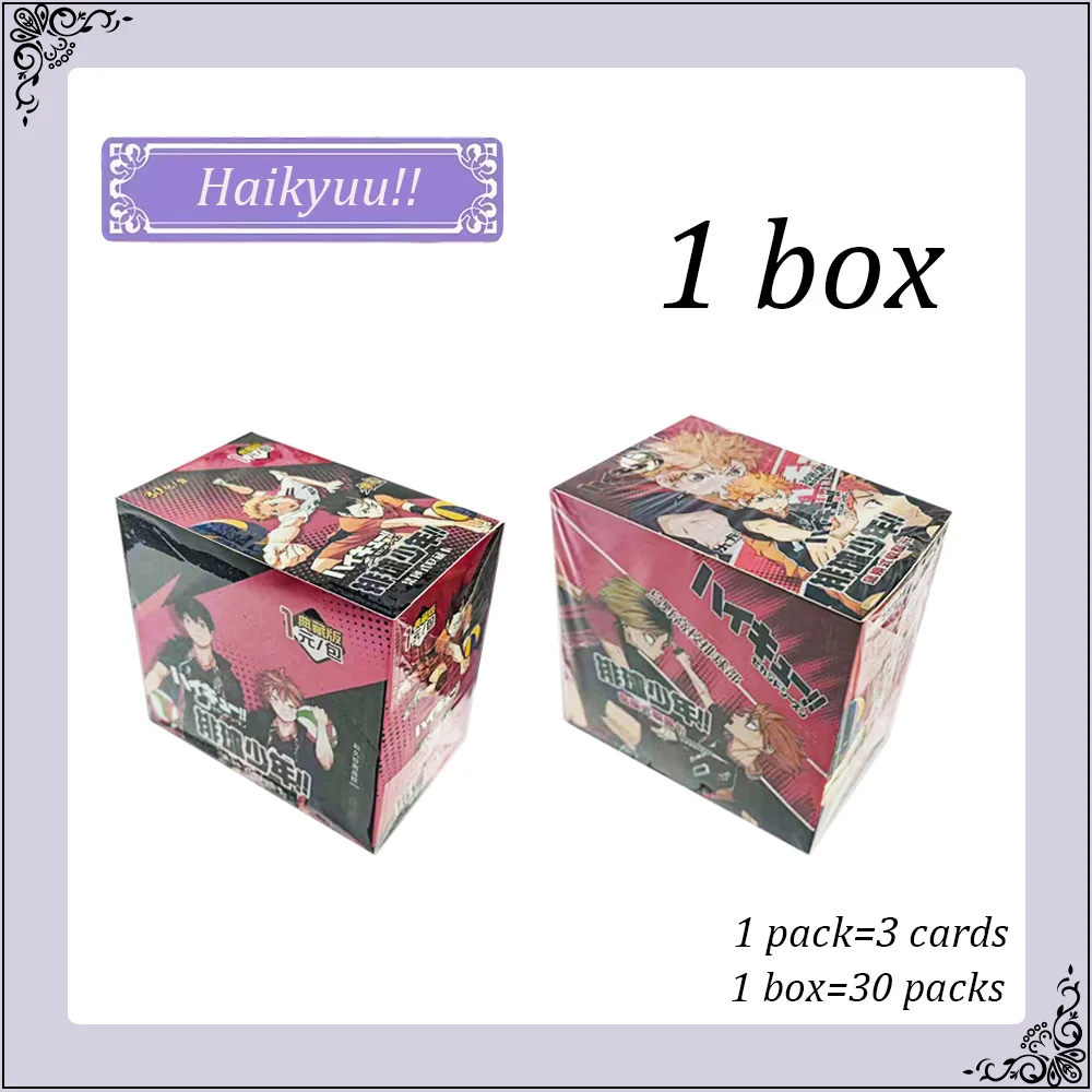 Haikyuu!! Card Hotly with A Passionate Opening Shoyo Hinata Classic Anime Booster Box Collectible Cards Toys Gifts