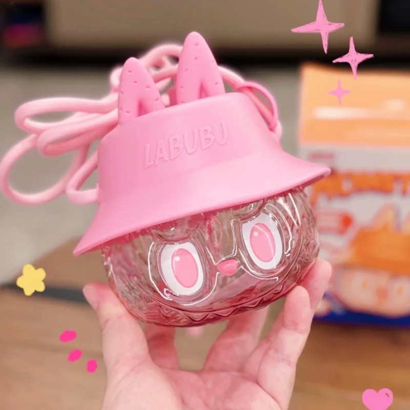 정품 팝마트 라부부 더 몬스터즈 와키 마트 시리즈 텀블러 블라인드 박스 홈 데코레이션 귀여운 모델 생일 선물 소녀용