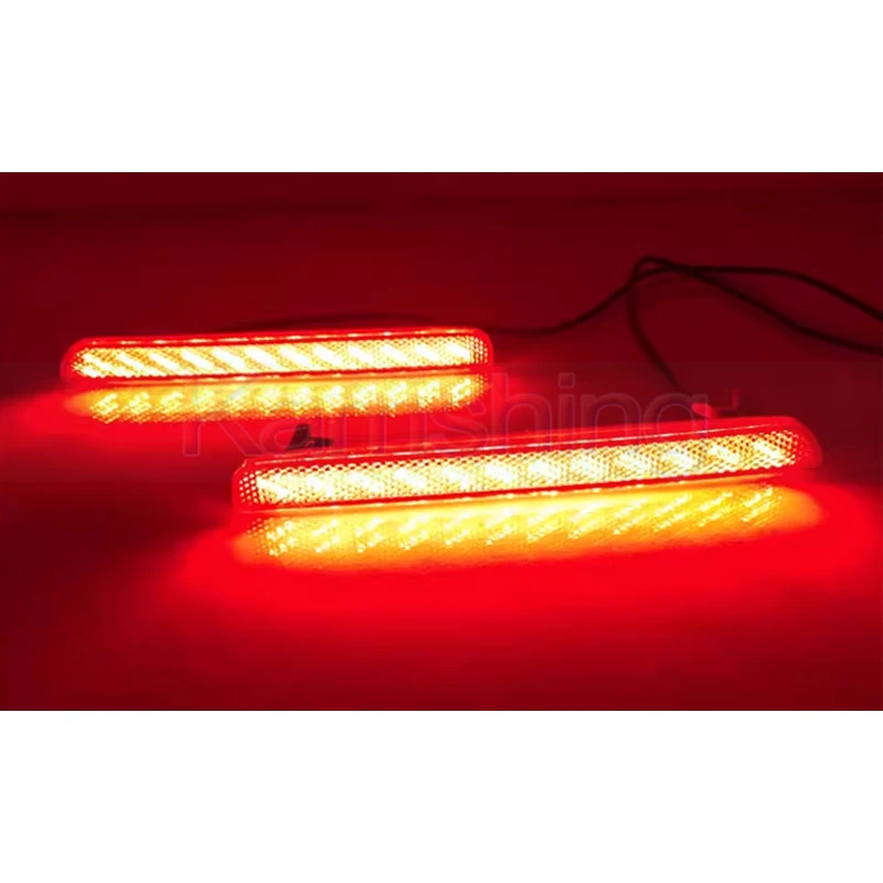 Kamshing 1 Pair Modify LED Rear Bumper Light Lamp For Honda ZR-V ZRV 2022-2024 Rear Bumper Fog Light Fog Lamp Rear Foglight