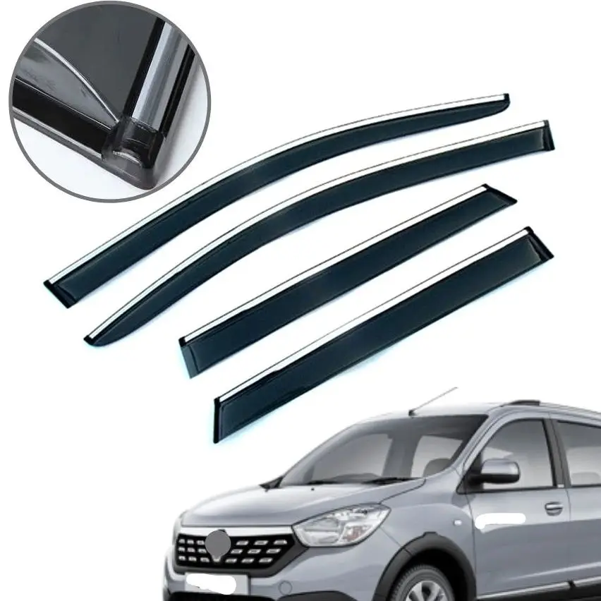 Car Window Accessories Dacia Lodgy 2012-2019 Mugen The Window The The Deflectors Rain Guard Visor Awnings Modified Design