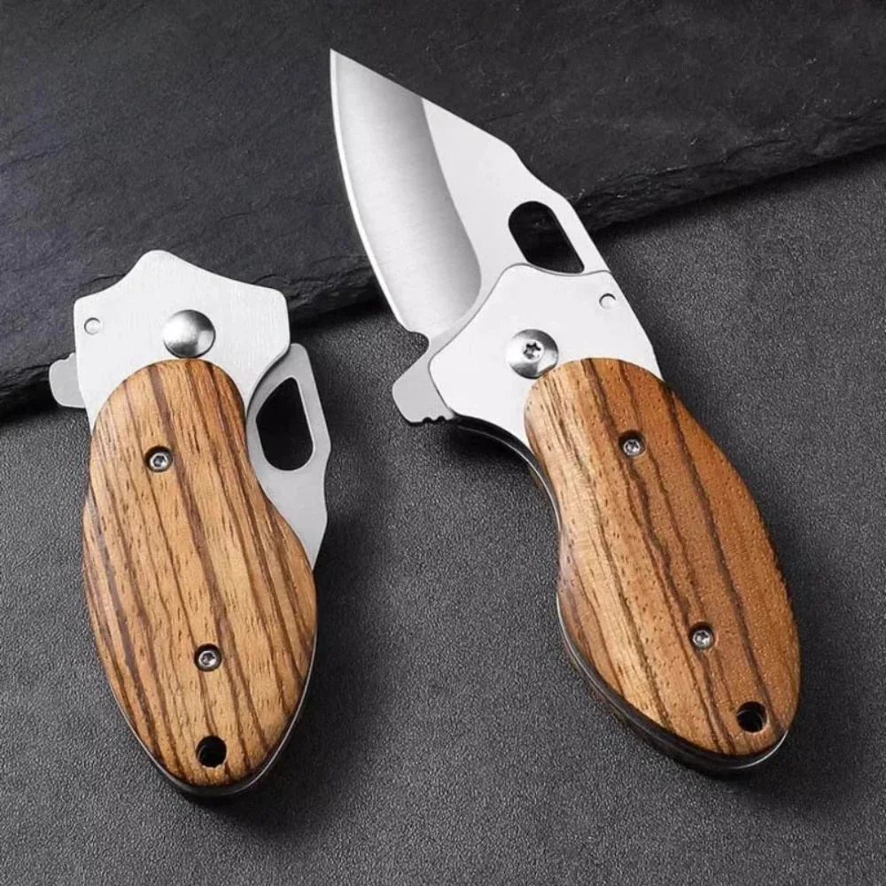 Sharp High Hardness Outdoor Keychain Knife Folding Fruit Knife Camping Pocket Knife Household Multifunctional Mini Pocket Knife