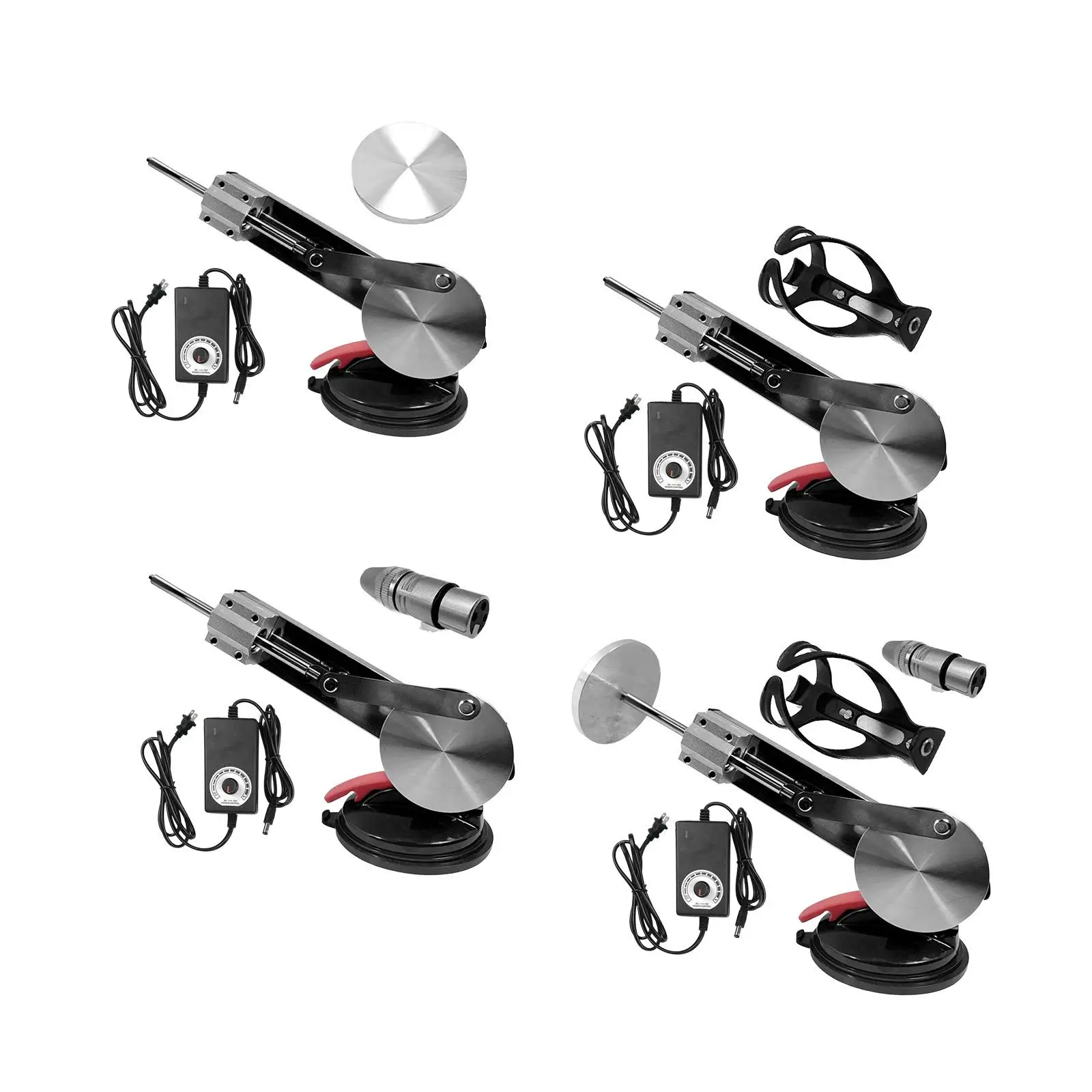 Adjustable Speed Mini Linear Actuator 80mm Aluminum Plate Compact Metal Telescopic Motor for Machine Automation