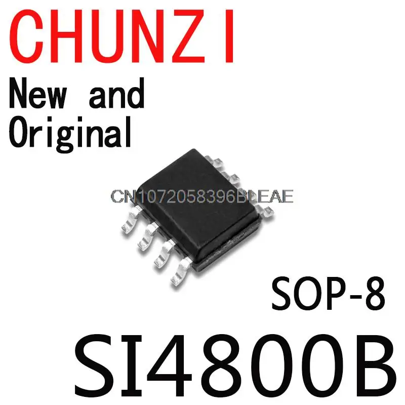 10PCS New and Original SI4800 4800B SOP-8 Laptop Chip SI4800B 