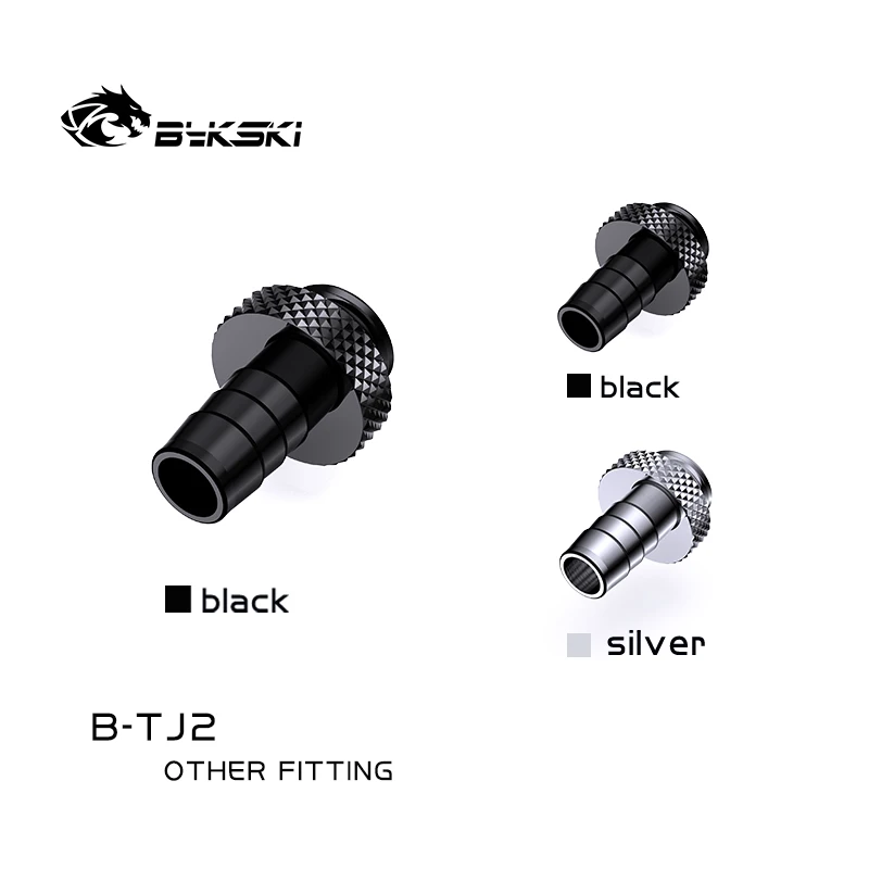 Bykski B-TJ2 Water Cooling Hose Connector 2 Split Pagoda Premium Diamond Pattern G1/4 PC Radiator Fitting Soft tube