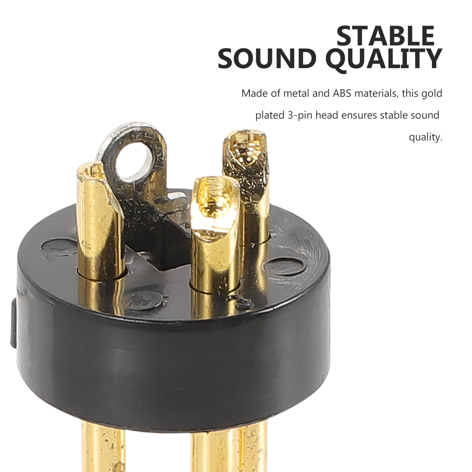 

10Pcs Microphone Lead XLR Accessories Speaker Mount Adapter Microphone Plug Adapter Wired Built Abs Audio Conversion Head