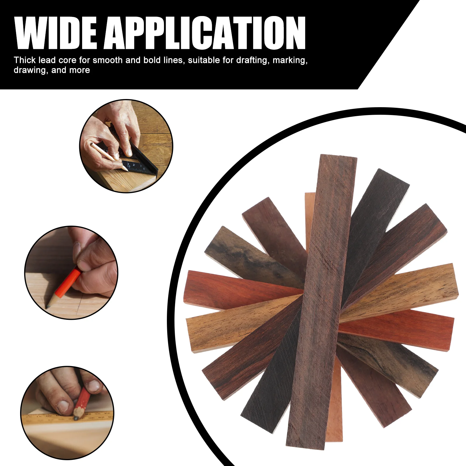 8 Pcs DIY Handicraft Pen Wood Blank Rotating Supply Woodturning Supplies Exotic for Blanks Refill Patterns Making Wooden