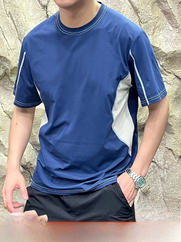 Outdoor Mountain Series Qui Dry ort Sve T-irt 3D Tailoring Sorona Technology Design Summer Couple Loose Fit round Ne