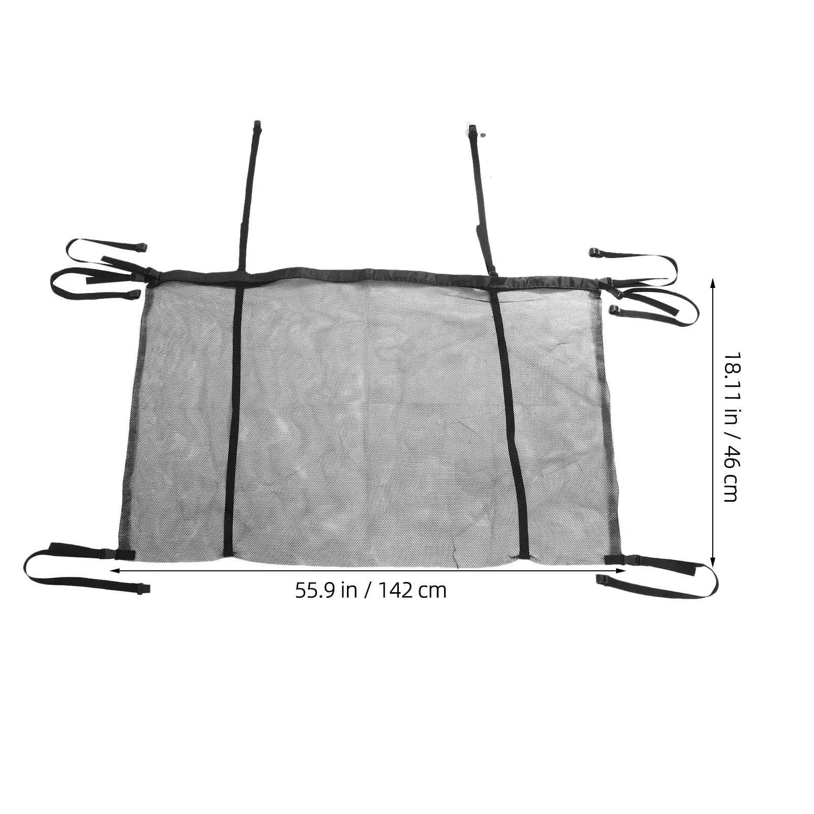 Heavy Duty Nylon Mesh Pool Storage Bag Large Capacity Hanging Net Organizer for Outdoor Indoor Swimming Pool Accessories Quick