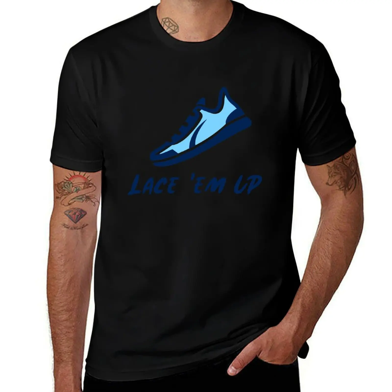 Lace 'Em Up T-Shirt Anti-Pilling Casual T-Shirt