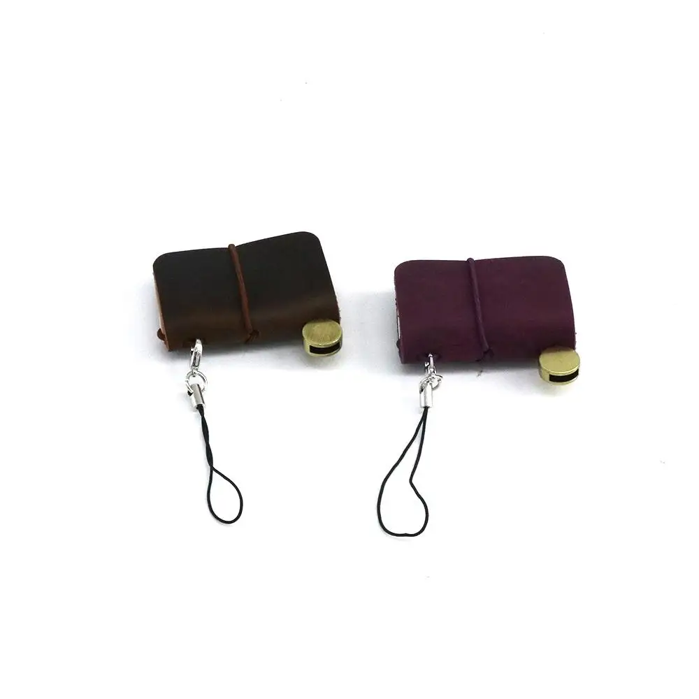 Cubierta portátil hecha a mano, folleto de bolsillo, libro para diario escolar, folleto, cuaderno de viaje de cuero, Mini cuaderno