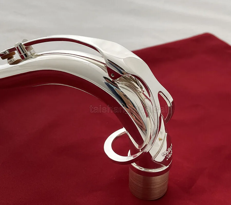 high quality Silver Plated Neck For Tenor Saxophone Reference 54 type NECKS Size 28.20 mm