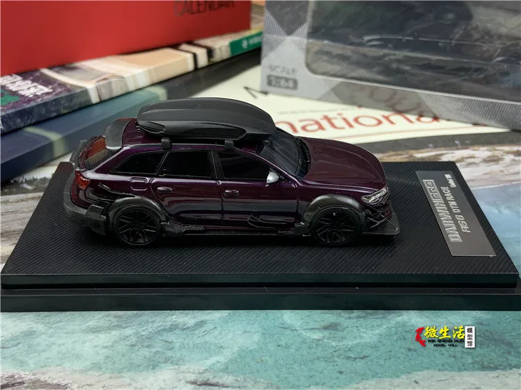 GLM 1/64 DarwinPro DTM RS6 Avant résine jouet véhicule à moteur moulé sous pression en métal modèle cadeaux