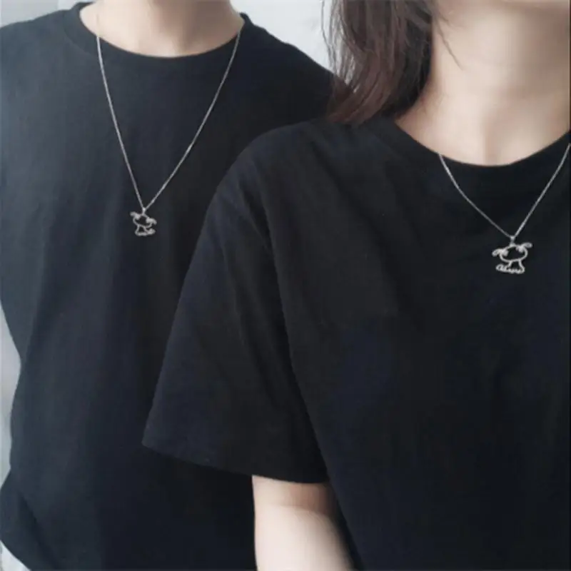 Kawaii Cute Crayon Shin-Chans Necklace Sweater Chain Pendant Couple Style Fashion Versatile Cute Girl Birthday Gift For Children