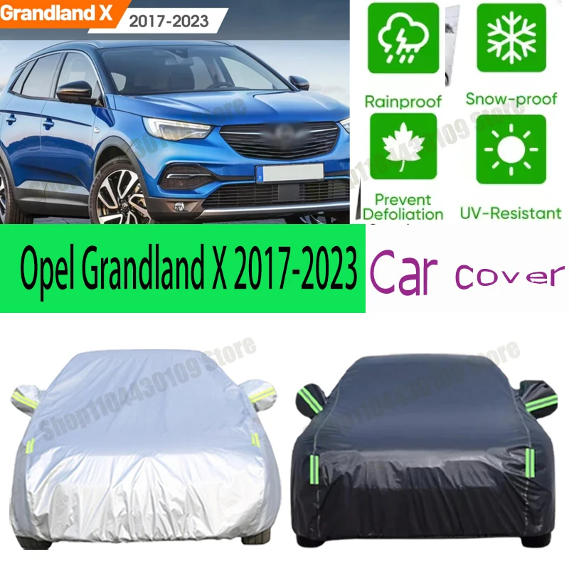 

Чехол-тент для Opel Grandland X 2017-2023 (2021) с защитой от УФ-лучей, водонепроницаемый, пылезащитный, всепогодный, для использования на улице