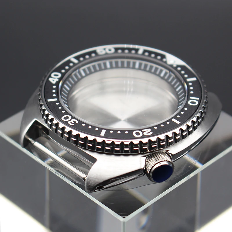 

45mm Men's Watch Cases nh35 For Seiko NH35 NH36 NH34 nh38 4R36 Movement 28.5mm Dial Mod Abalone With Sapphire Crystal Waterproof