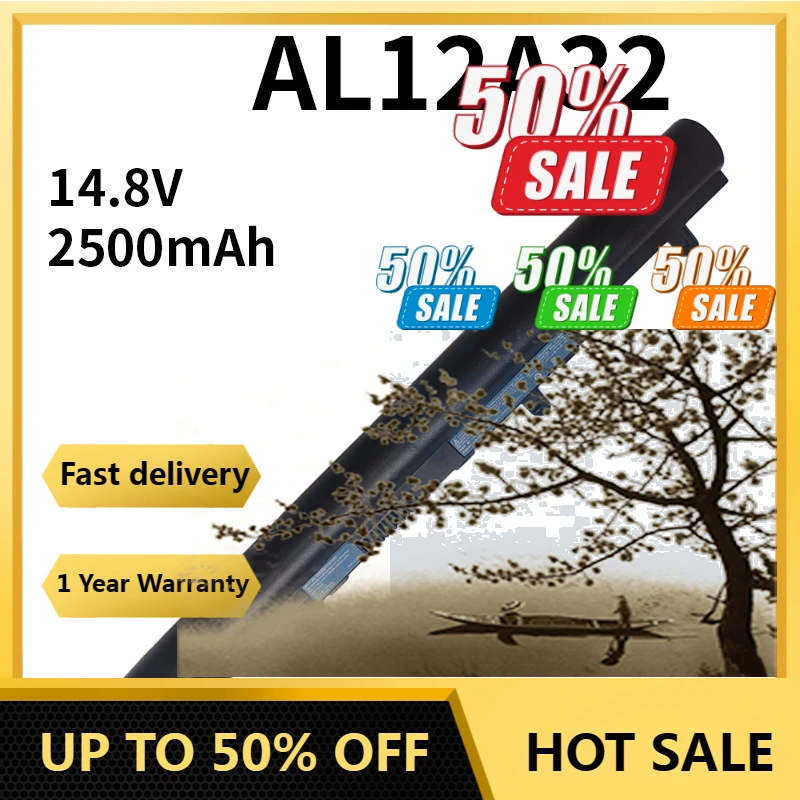 

【Быстрая доставка】14,8 В, 2500 мАч, 37 Втч AL12A32, аккумулятор для ноутбука Acer Aspire ST03XL, Acer AL12A32 V5-431G/531P/471/571/551G MS23