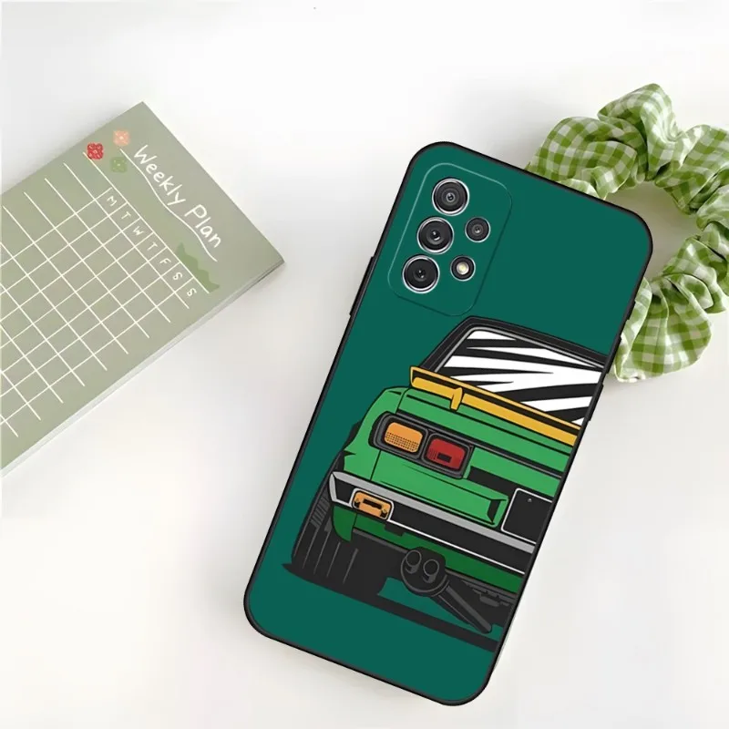 JDM Tokyo Drift Sports Car Phone Case For Samsung Galaxy S23 S20 S10 S30 S22 S7 S21 S8 S9 Pro Plus Ultra Fe Back Cover