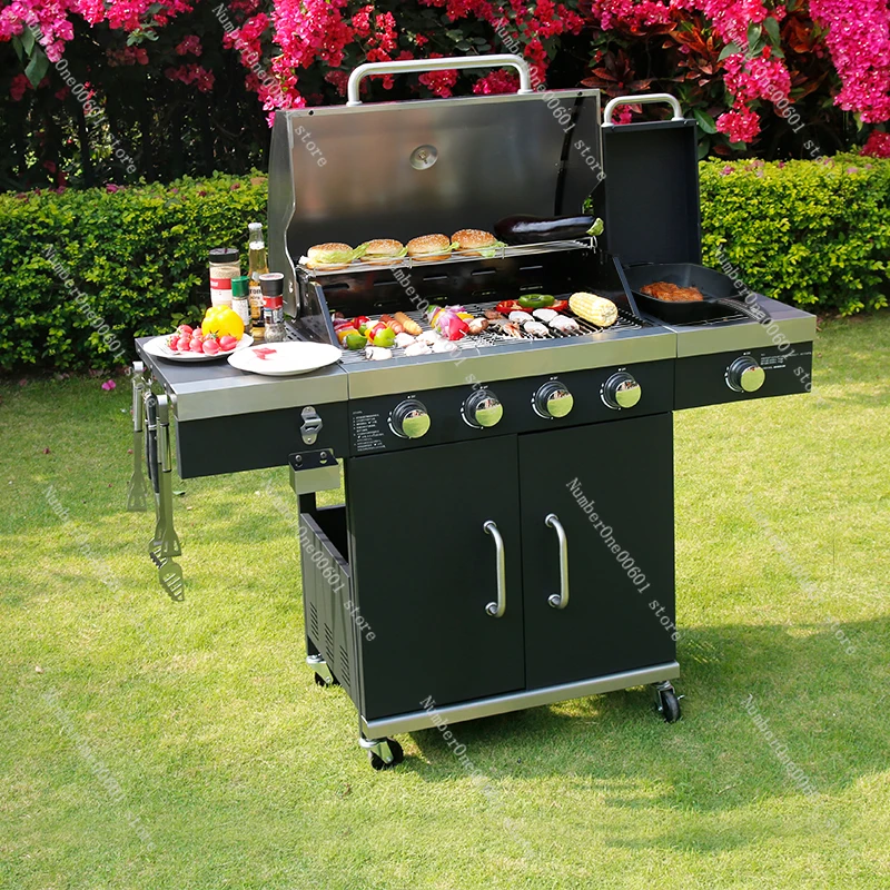 Courtyard BBQ Grill BBQ Smokeless Stewing Oven