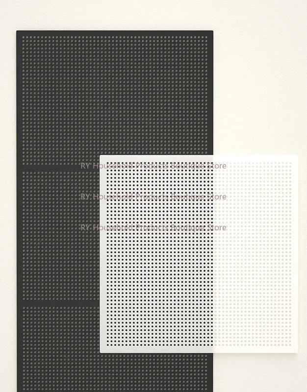 1PC White PP Plastic Perforated Board DIY Orifice Plate Wall Mount Shelf Peg Board Plastic Board Thick 1mm 2mm 3mm 4mm 5mm