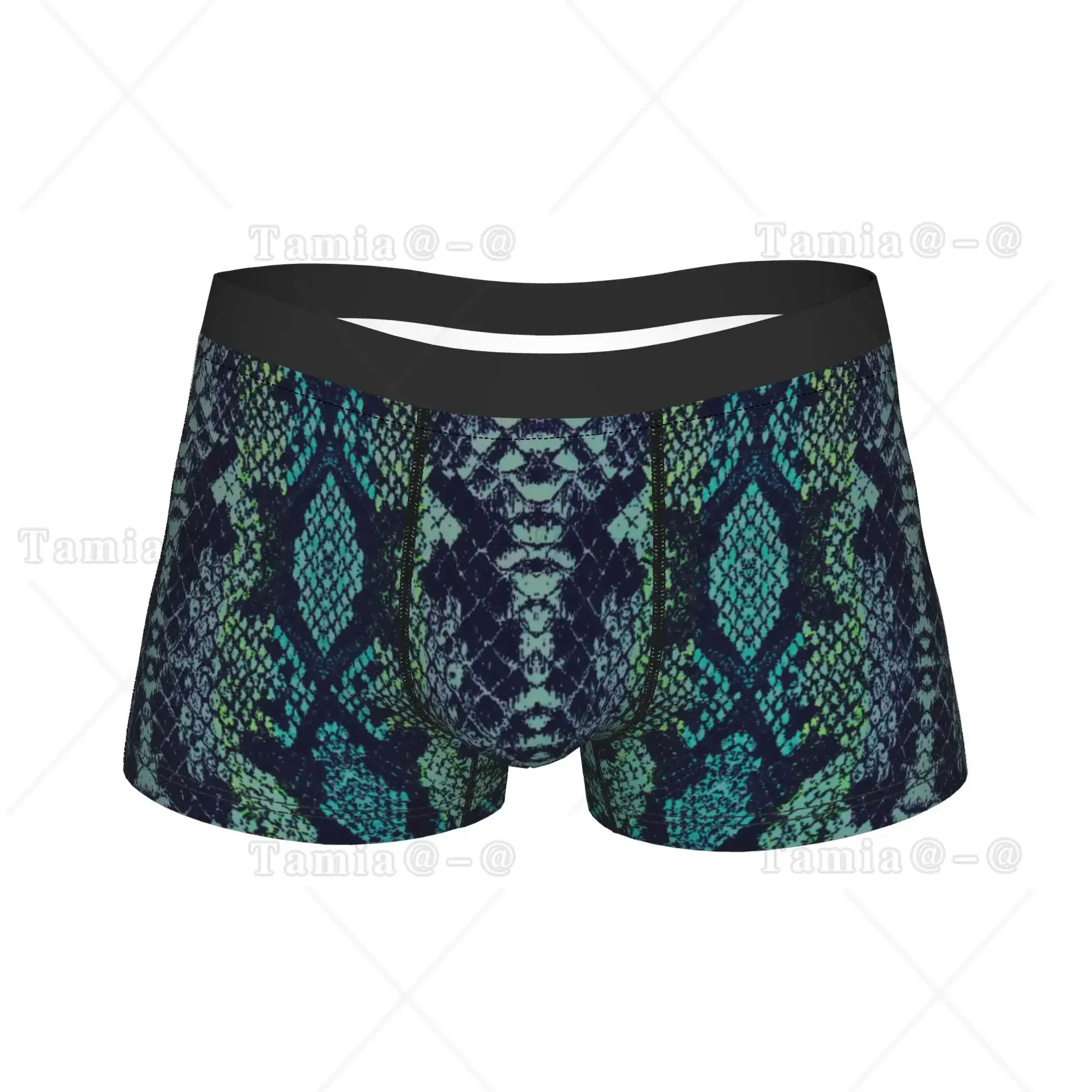 Pattern Snake Snake Print Underwear  Male Panties Design Novelty Trunk Quality Boxer Brief Plus Size 2XL