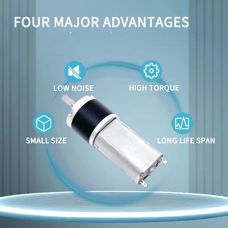22mm Mini DC Planetary Gear Motor Low Speed Low Noise 6V Micro Reduction Motor Optional Brushless