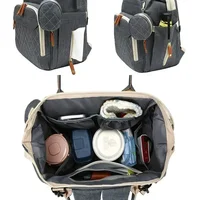 USB momie sac sac à couches soins de bébé grande capacité maman sac à dos momie maternité sac humide étanche bébé enceinte sac à couches 3