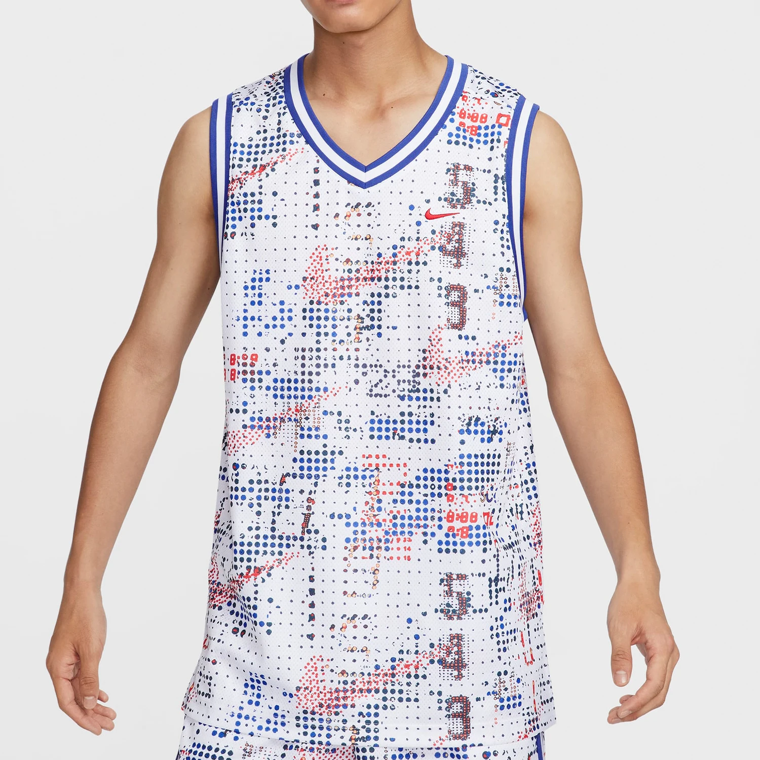 

Nike genuine genuine 2024 New Men's Loose Breathable Basketball Training Vest FZ0691-100