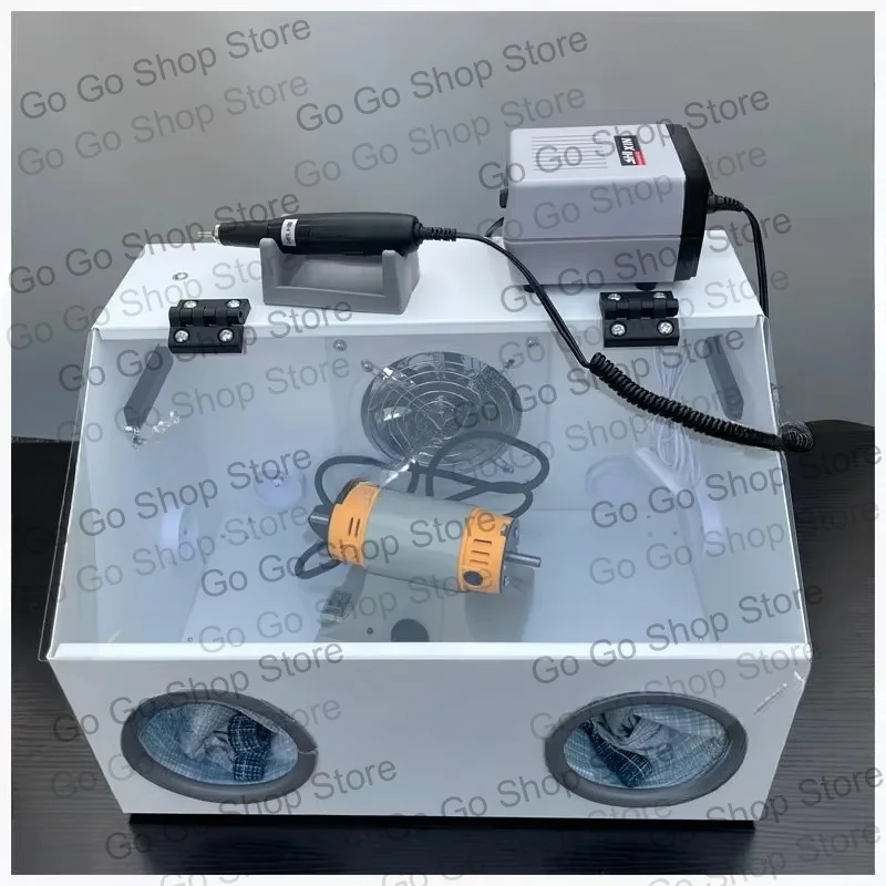 Table mill dust box amber jade engraving bead polishing machine spray paint acrylic dust cover