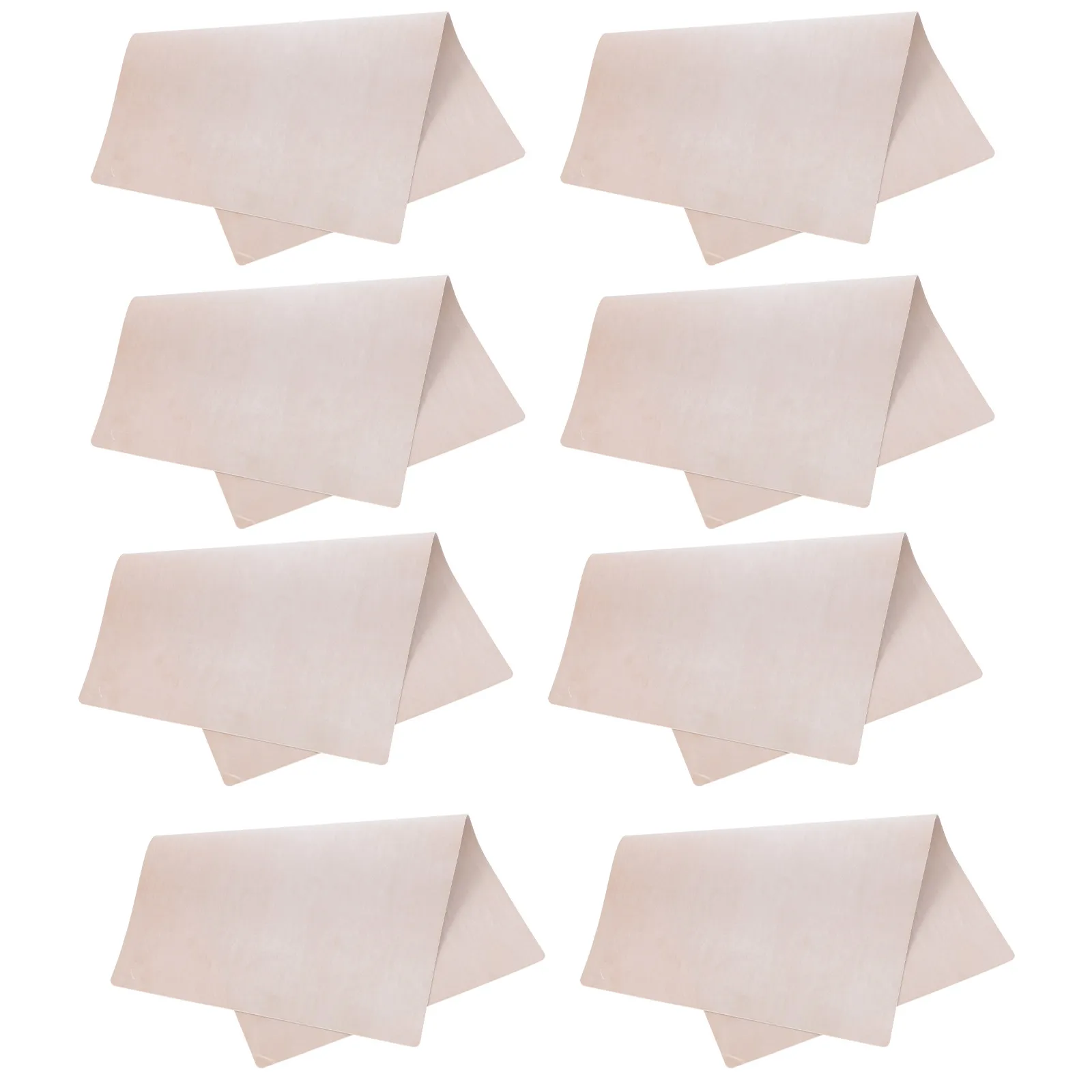 

8Pcs Rubber Tattooing Practice Thin Artificial Skin Sheets for Eyebrow and Tattoos Training Beauty Salon Supplies