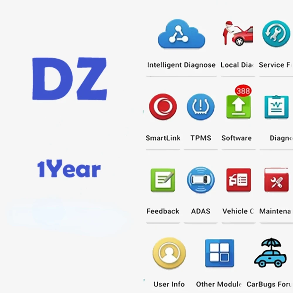 1 Year Diagzone Pro Software Renew DZ Open Software Subscription for Easydiag 4, Thinkdiag 97986 Golo Master 97977