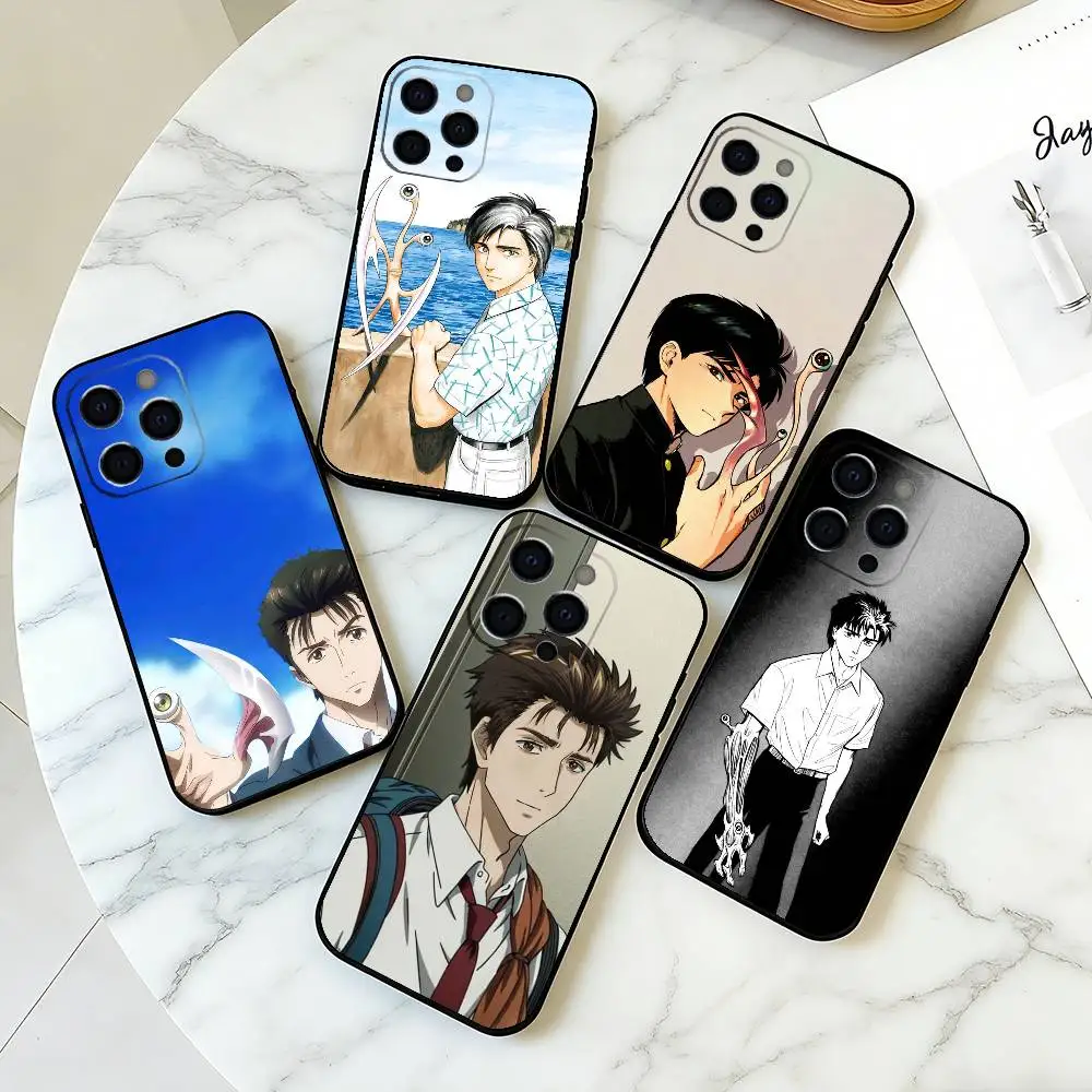 

The terrifying P-Parasyte-the maxim Phone Case For iPhone 17,16,15,14,13,12,11 Plus,Pro Max,XS,Soft Silicone Black Cover