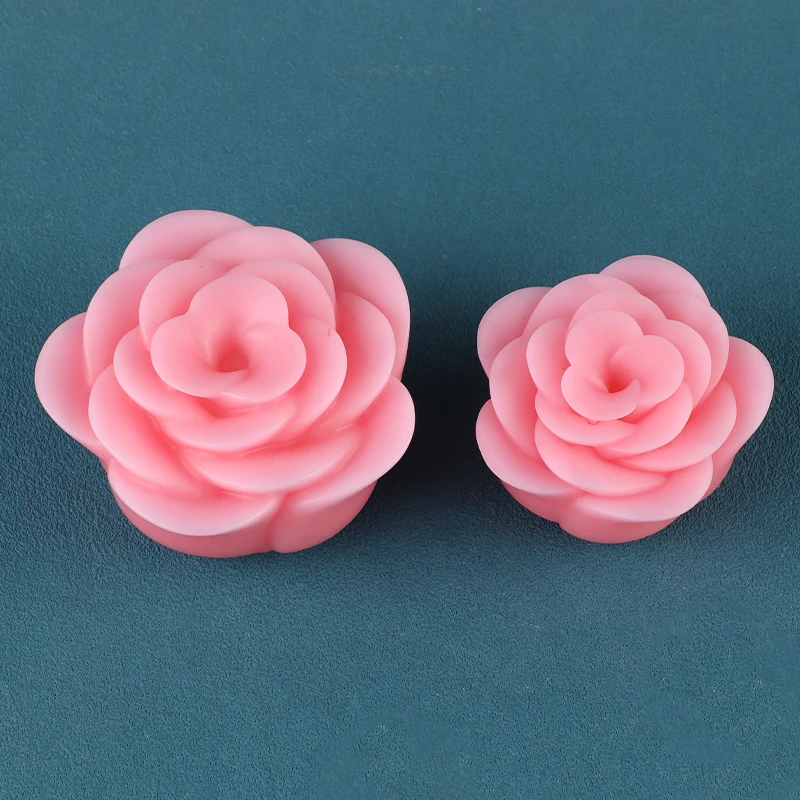 Flower Aromatherapy Candle Silicone Mold Rose Handmade Aroma