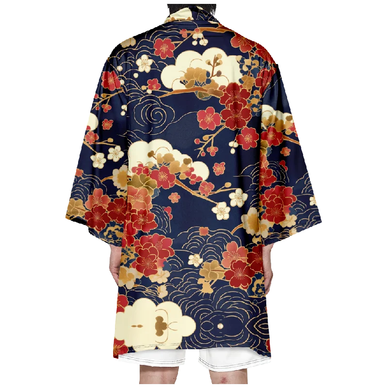 

Men's Japanese Long Kimono Cardigan Women Samurai Costume cardigan Traditional Dress Kimono Yukata Fashion Shirt