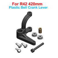ALZRC - R42 FBL KIT RC Helicopter DIY R42 Helicopter Replacement Parts R42 Tail Pitch Slider Set R42 Plastic Bell Crank Lever