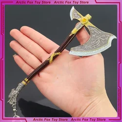 18cm God of War Weapons Peripherals Katana The Leviathan Axe Kratos Game Metal Model Keychain Peripherals Action Figure Gift Toy