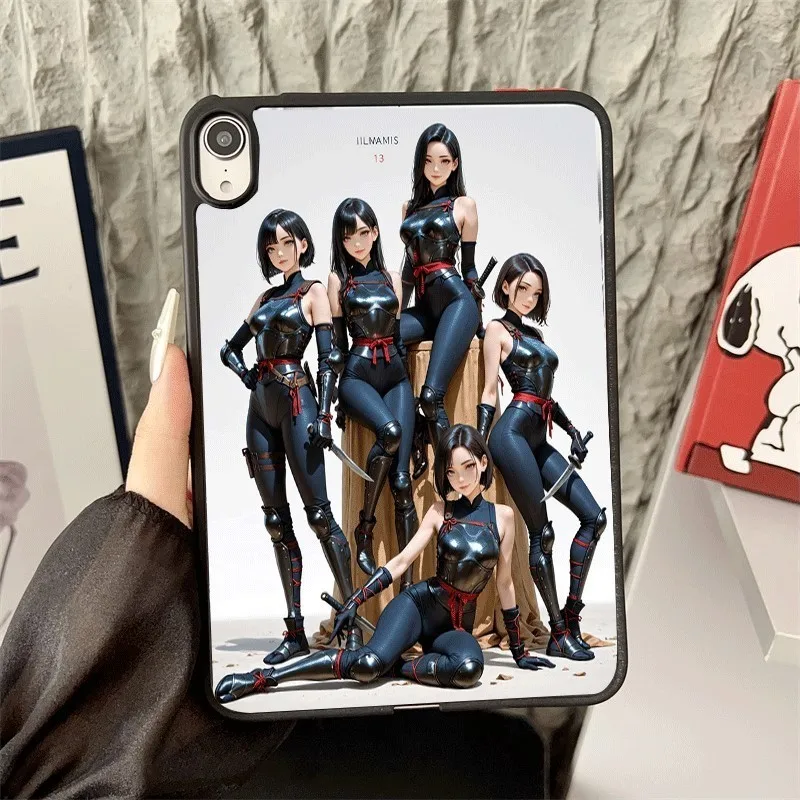 

Защитный чехол для планшета аниме для iPad | Подходит для воздуха 3-7 (7,9 дюйма/9,7 дюйма/10,5 дюйма/10,9 дюйма) и Pro 11 дюймов (2018/2020/2021/2022/2024/2025) | Шок