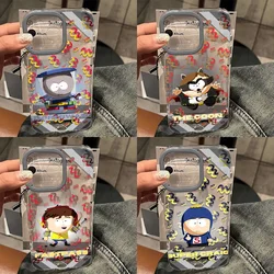 Funny S-South-Park Clear Space Phone Case For Samsung S10 S20 S21 S22 S23 S24 Fe Plus Ultra A35 A20 Note10 20 4G 5G Transparent