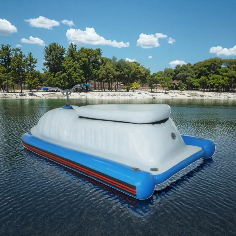 Custom Electric Inflatable Jet Ski Boat Home Water Park Rental Long Life Battery