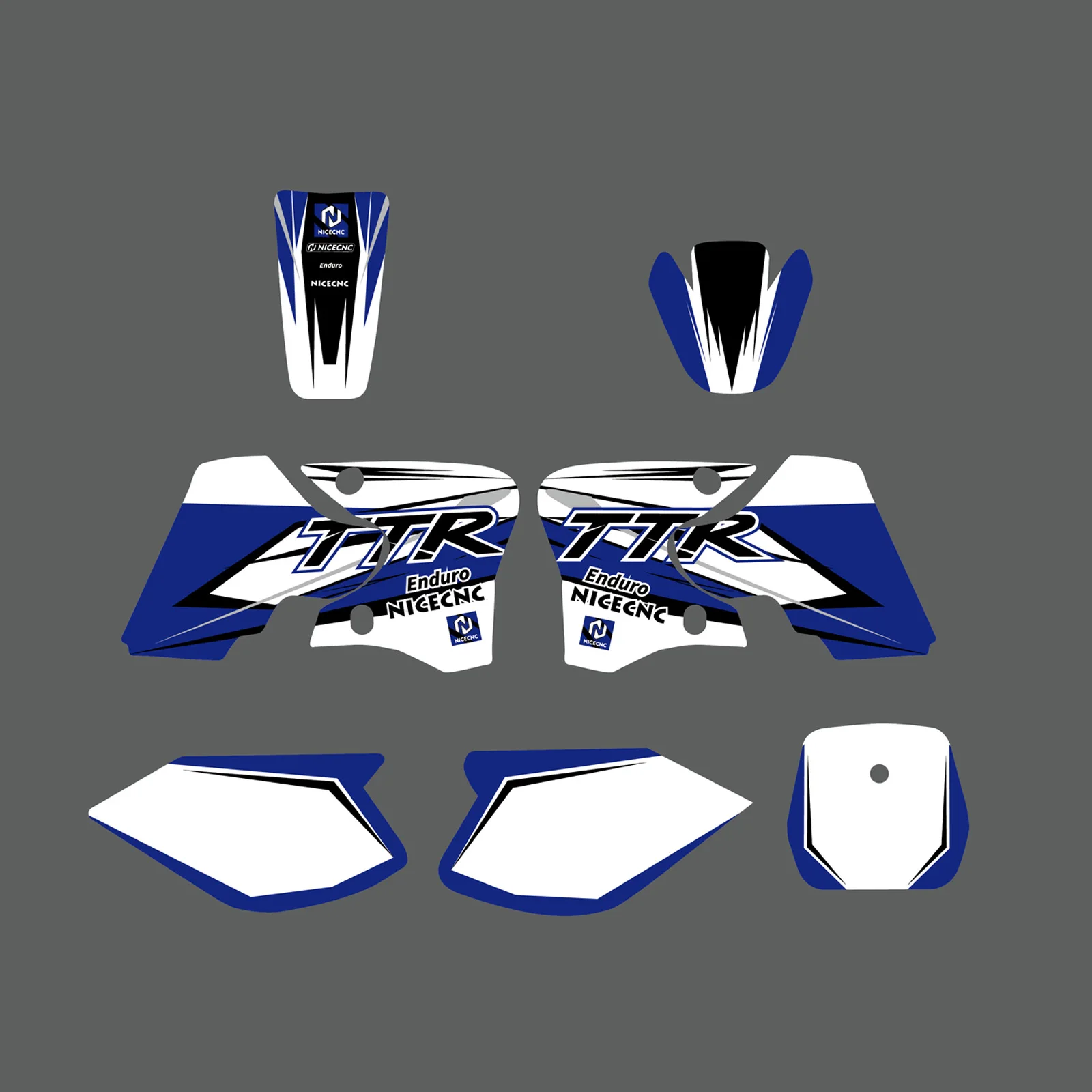 

For Yamaha TTR90 TTR 90 2000-2007 2006 2005 2004 2003 2002 2001 Motorcycle Fairing Graphics Background Decal Sticker Customize