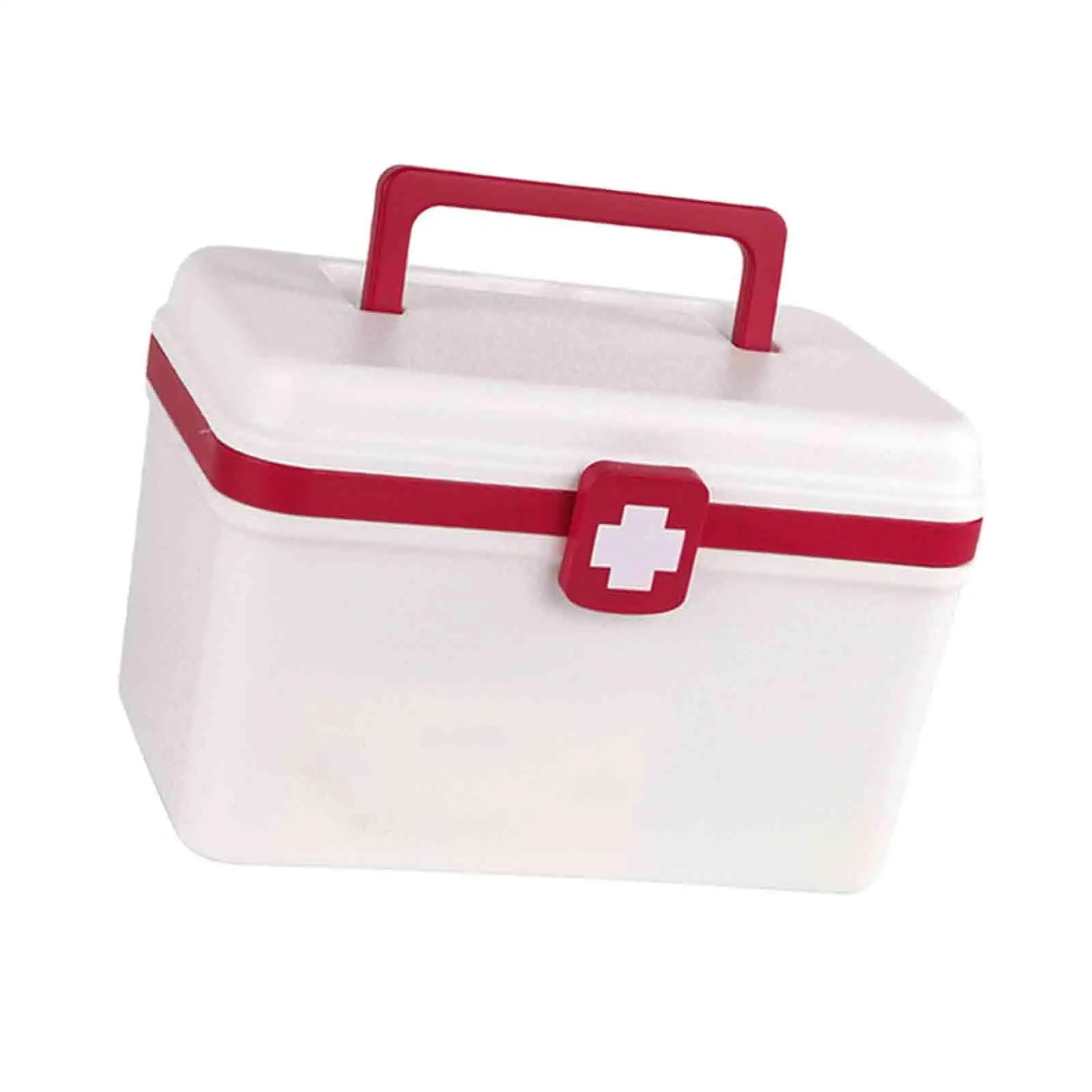 Medical First Aid Box Bin Storage Organizer for Sewing Cosmetic Hiking