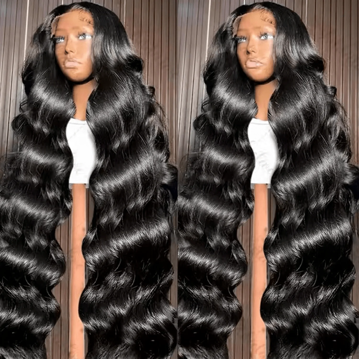 30 Inch 13x6 Lace Front Wigs Human Hair180% Density Body Wave Lace Front Wigs Human Hair Pre Plucked