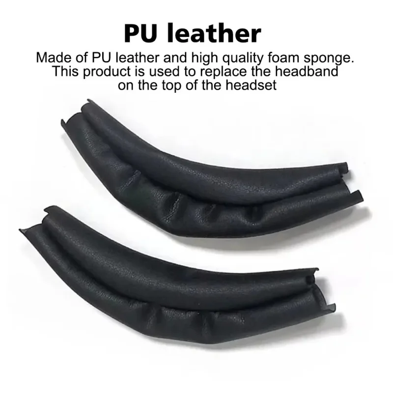 1pc Soft PU Leather Headband Cover For Sony WH-1000XM3 XM4, No Disassembly Easy DIY Replacement Repair Cushion Parts - view 4