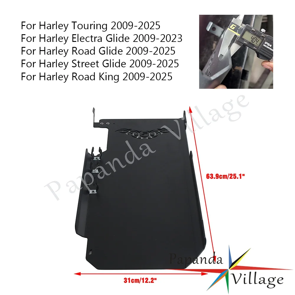 دراجة نارية قاعدة سفلية الهيكل حماية لوحة إطار المحرك حامي ل هارلي إحياء FLH 2021 الطريق الإنزلاق مخصص FLTRX 10-13 #2