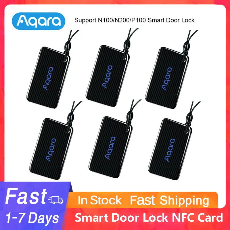 Aqara Smart Door Lock NFC Card for Aqara Smart Door Lock N100 N200 P100 D200 Series EAL5+ Level Safety Program control