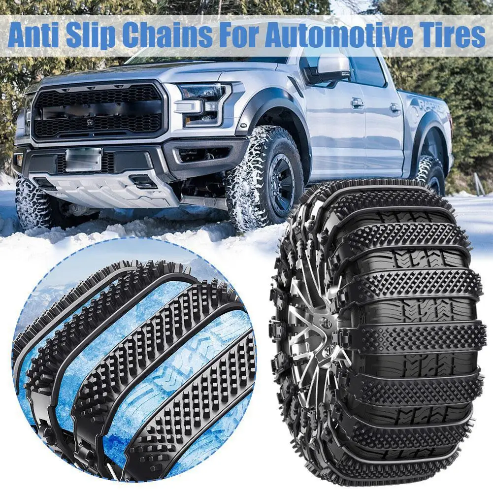 

Hot Selling Car Thickened Rubber General Car Vehicle Snow Chains Winter Emergency Thickening General-purpose Type for Sedan V4P8