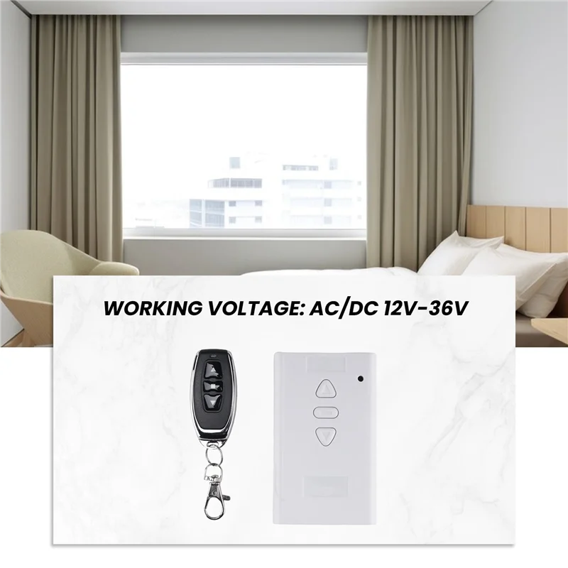 FORW-4X AC/DC 12V 24V 36V Motor Manual Controller Motor Remote Control Switch Forwards Reverse Up Down Stop With Limit Switch